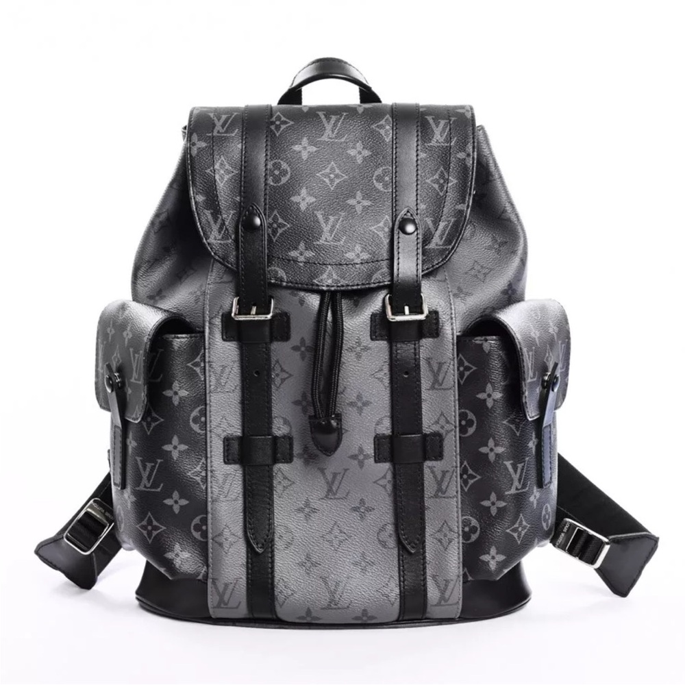 Christopher MM Backpack Monogram Eclipse Used.